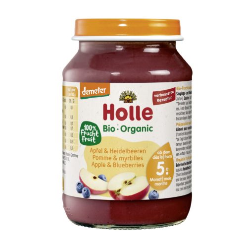 Holle bio bébiétel alma-feketeáfonya 190 g