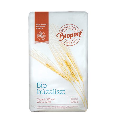 Biopont bio teljes kiőrlésű búzaliszt bltk-200 1000 g