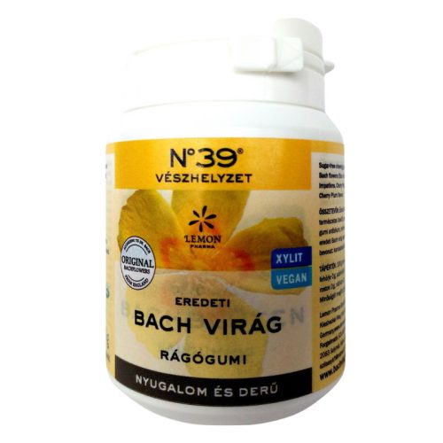 Bach virágterápiás rágógumi vészhelyzet 60 g