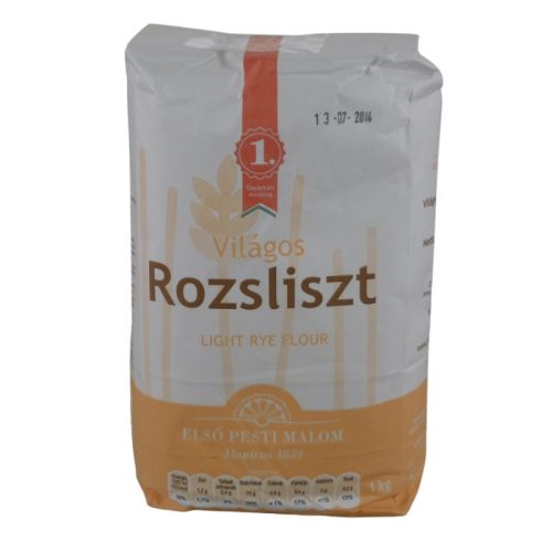 Első Pesti rozsliszt rl-90 világos 1000 g