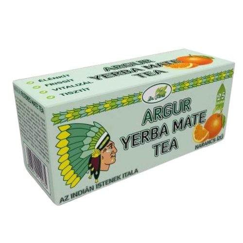 Dr.flóra argur yerba mate narancs tea 25x1.7g 43 g