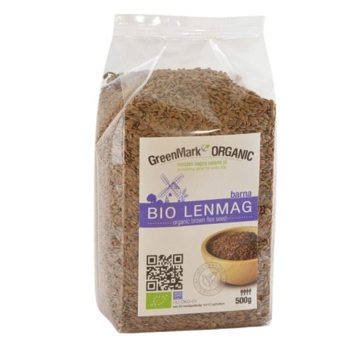 Greenmark bio lenmag barna 500 g