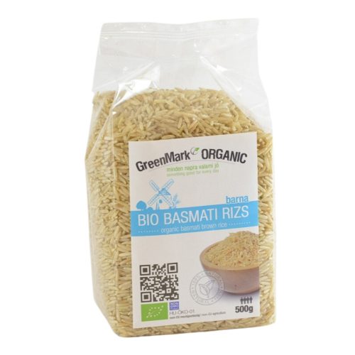 Greenmark bio basmati barna rizs 500 g