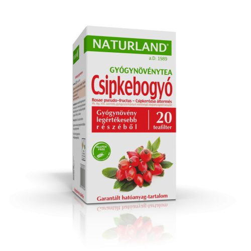 Naturland csipkebogyó tea 20x2,5g 50 g