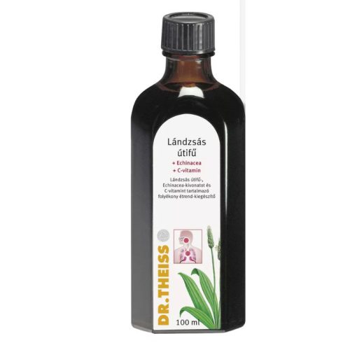 Dr.Theiss lándzsás útifű+echinacea+c-vit folyékony-étrendkiegészítő 100 ml