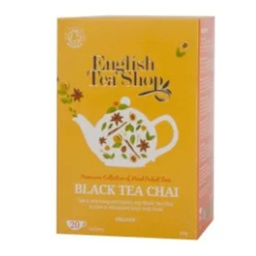 English Tea Shop bio fekete tea chai 20x2g 40 g