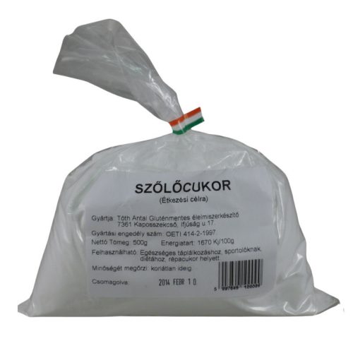 Gluténmentes szőlőcukor 500 g