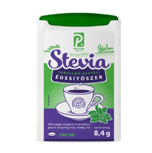 Politur stevia tartalmú édesítő tabletta 140 db