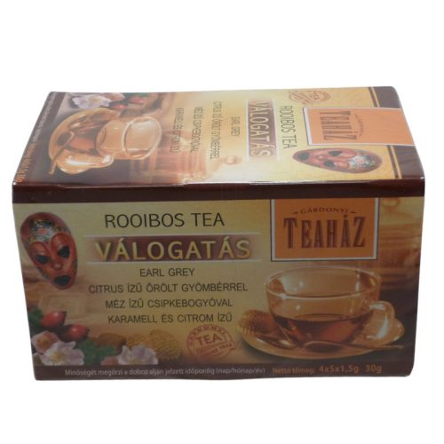 Teaház rooibos tea válogatás 20x1,5 g