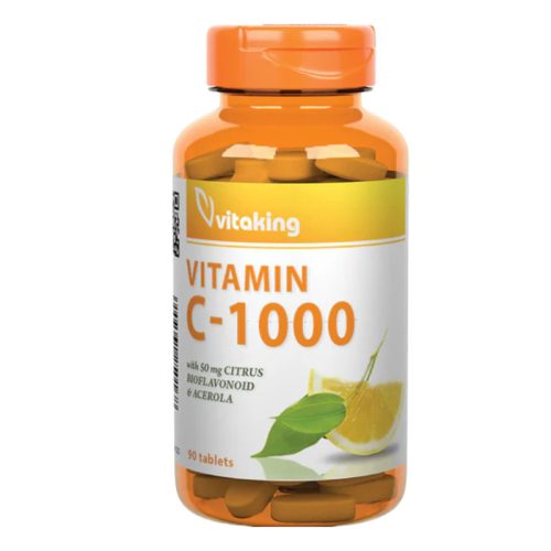 Vitaking c-vitamin 1000mg bioflavin+acerola+csipkebogyó tabletta 90 db