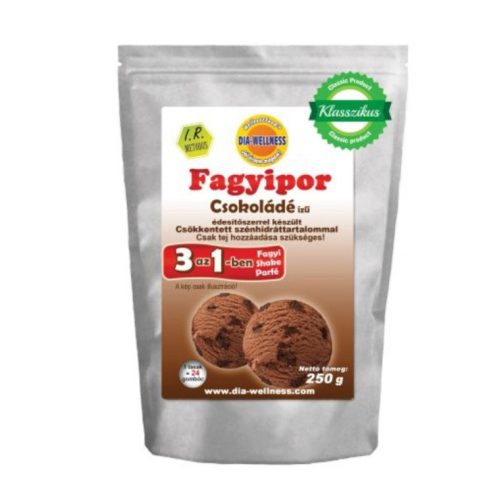 Dia-Wellness fagylaltpor csokoládé 250 g