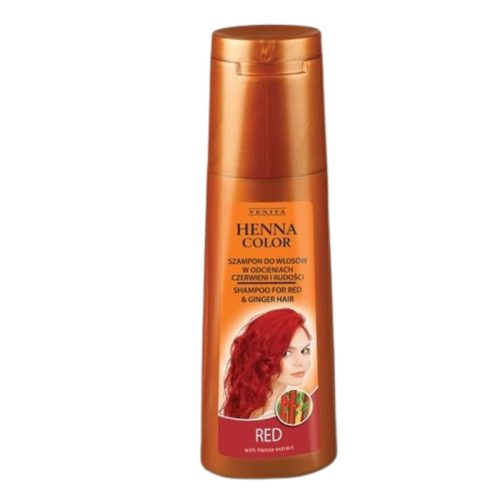 Henna Color hajsampon piros és vörös árnyalatú hajra 250 ml