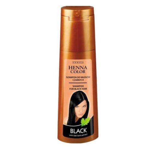 Henna Color hajsampon fekete árnyalatú hajra 250 ml