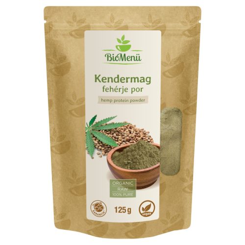 BioMenü bio kendermag fehérje por 125 g