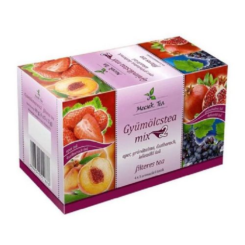 Mecsek gyümölcstea mix 2. 4x5x2g 25 g