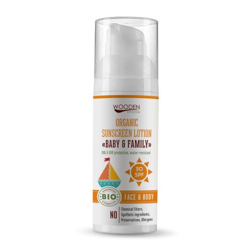 Wooden Spoon bio naptej és testápoló spf 30 50 ml