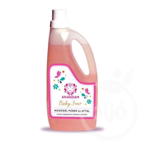 Anandam baby allergénmentes mosógél 3m+ púder illattal 1000 ml