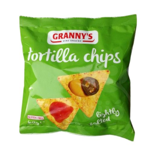 Grannys enyhén sós tortilla chips gluténmentes 60 g