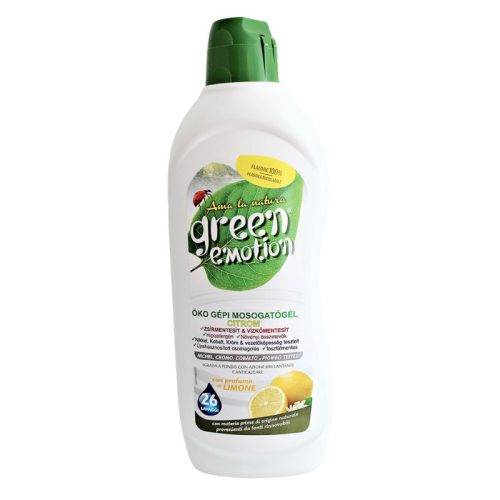 Green Emotion öko gépi mosogatógél citromos 650 ml