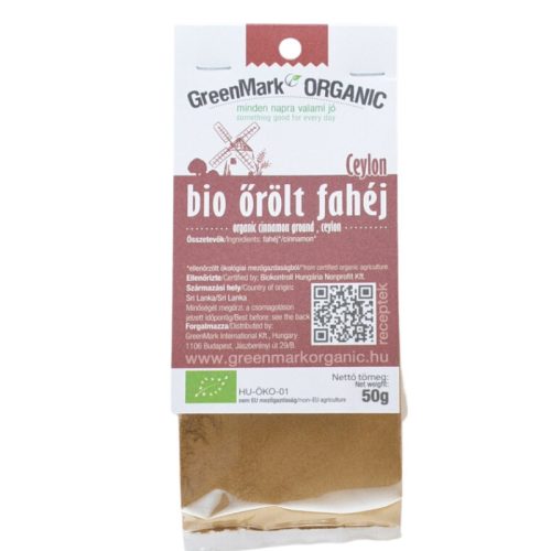 Greenmark bio őrölt fahéj 50 g