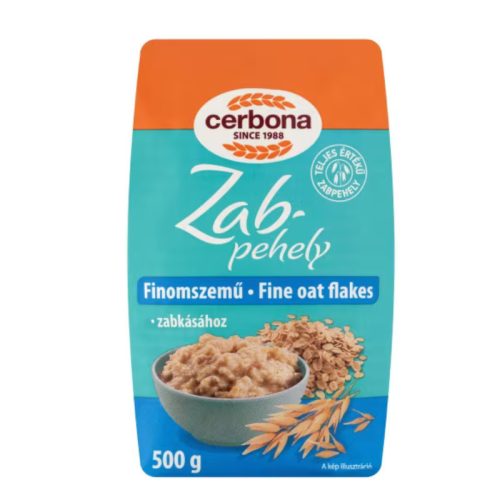 Cerbona zabpehely finomszemű 500 g