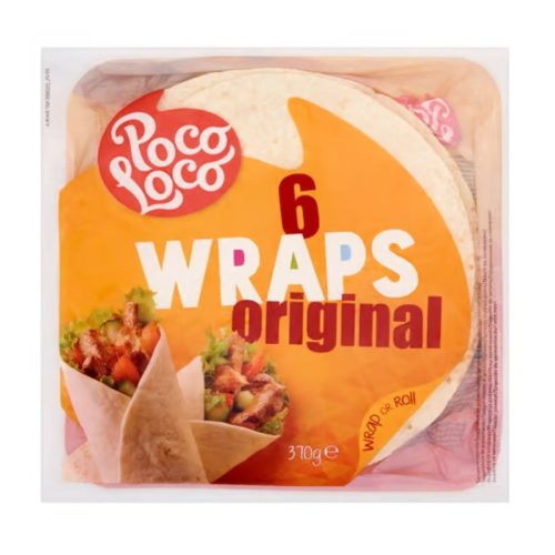 Poco Loco wraps lágy tortilla 370 g