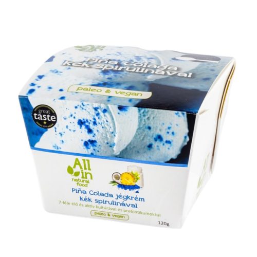 All in jégkrém pina colada spirulinával 120 g