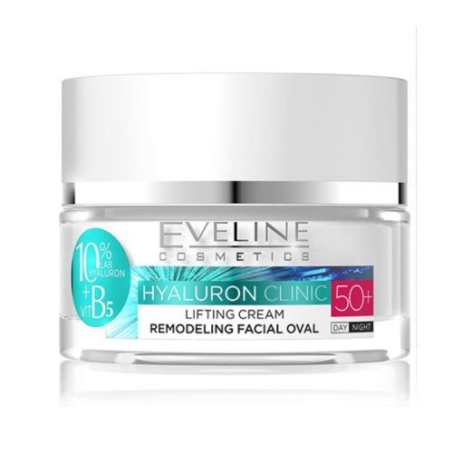 Eveline hyaluron clinic 50+ day&night lifting arckrém 50 ml