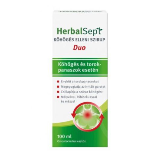 Herbalsept köhögés elleni szirup duo 100 ml