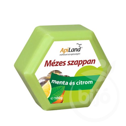 Apiland méz menta és citrom szappan 100 g