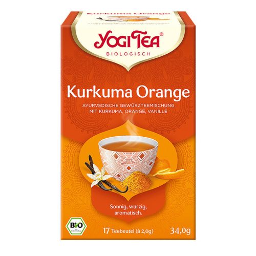 Yogi bio tea kurkuma narancs 17x2g 34 g