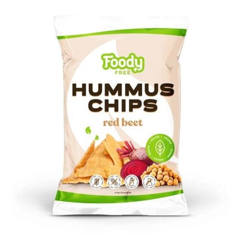 Foody Free gluténmentes hummus chips céklával 50 g