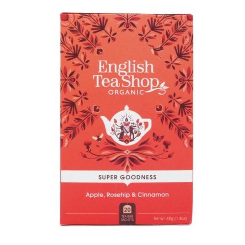 English Tea Shop 20 almás, csipkebogyó, fahéjjal bio tea 40 g