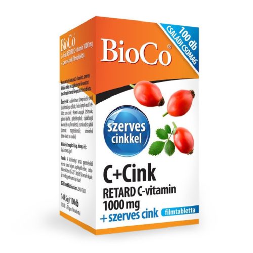 Bioco c+cink retard c-vitamin 1000 mg 100 db