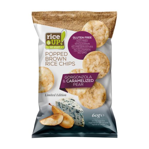 Rice Up chips gorgonzola sajtos ízű 60 g