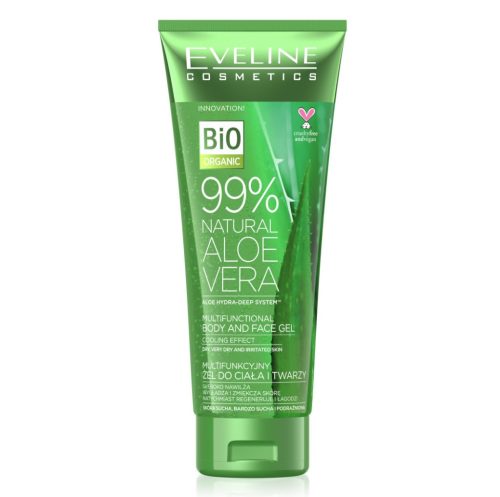 Eveline multifunkcionális test- és arcgél 99% természetes aloe verával 250 ml