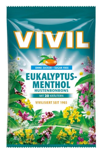 Vivil cukormentes mentolos eukaliptuszos torokcukor 60g