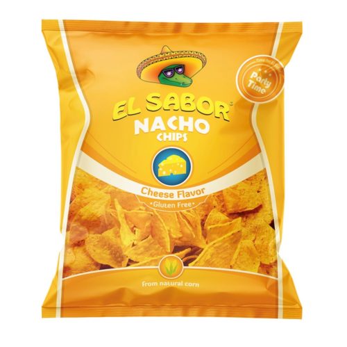 El sabor big nacho chips gluténmentes sajtos 225 g