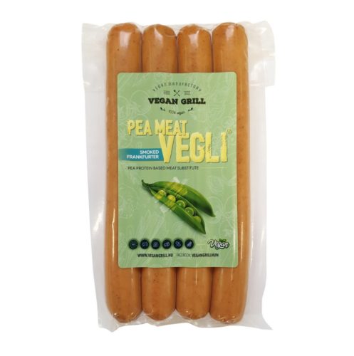 Vegan grill vegli borsófehérjéből füstölt frankfurter virsli helyettesítő 180 g