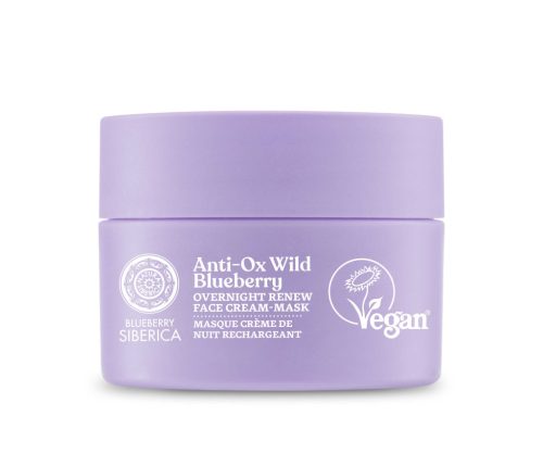 Natura siberica blueberry siberica anti-ox vadáfonya megújító éjszakai arckrém-maszk 50 ml