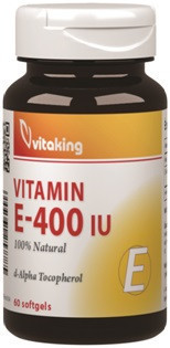 Vitaking e-vitamin 400iu természetes d-alpha lágykapszula 60 db