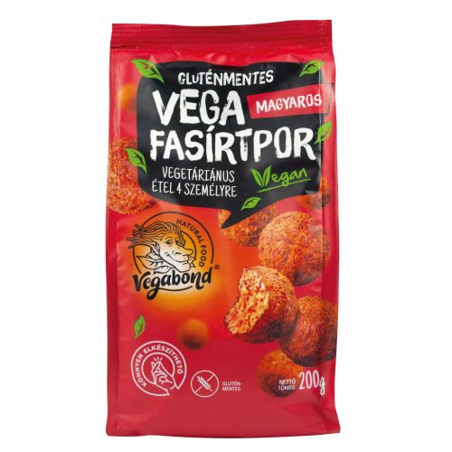 Vegabond vega fasírtpor gluténmentes magyaros 200 g