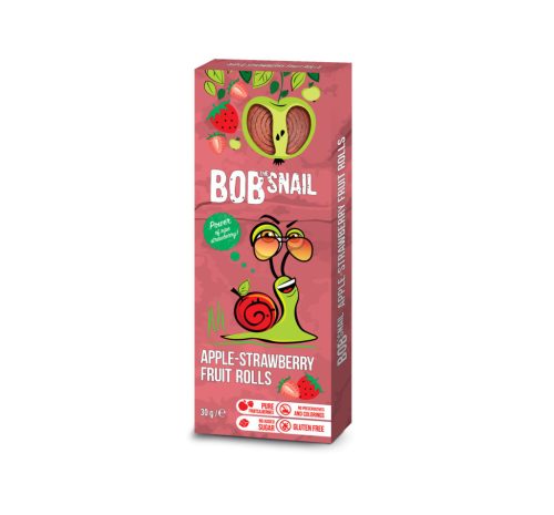 Bob Snail gyümölcstekercs alma-eper 30 g