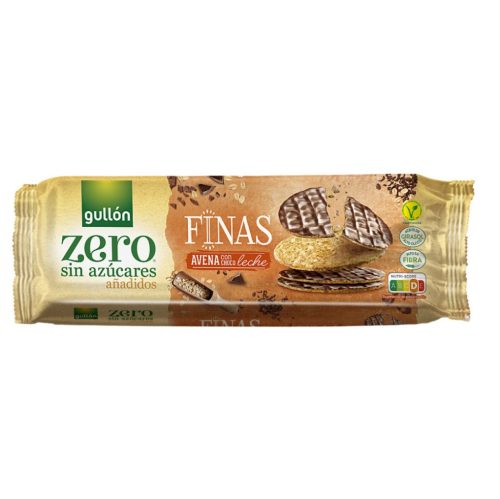 Gullón thins zero tejcsokoládés zabkeksz 150 g