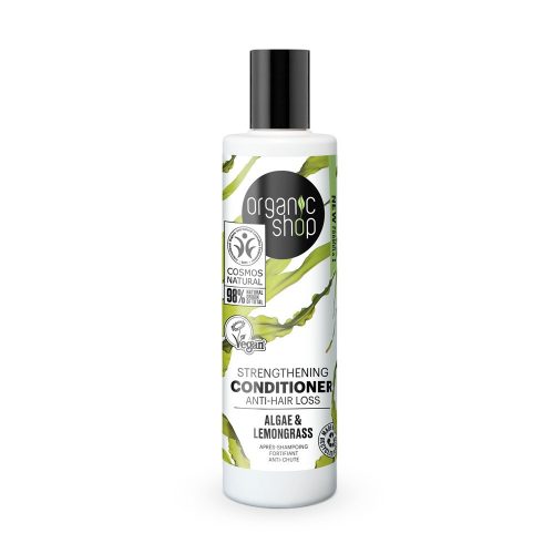 Organic Shop bio kondicionáló erősítő és hajhullás ellen algával és citromfűvel 280 ml