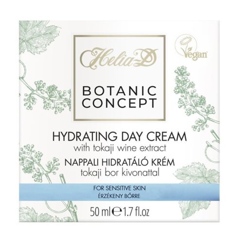 Helia-D botanic concept nappali hidratáló krém tokaji bor kivonattal érzéékeny bőrre 50 ml