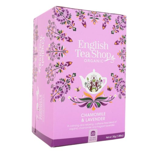 English Tea Shop 20 bio kamilla és levendula tea 20x1,5g 30 g