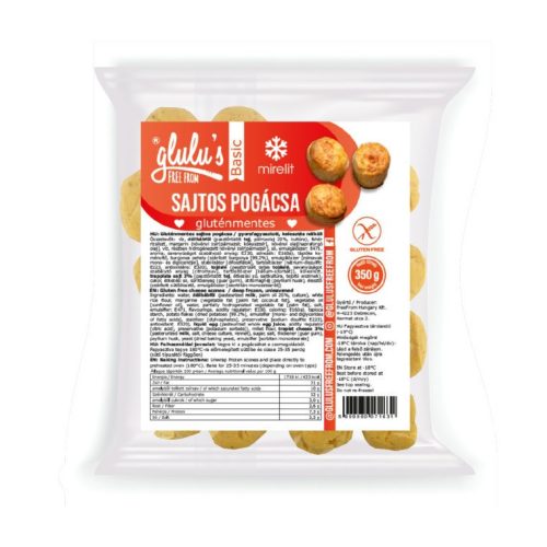 Glulu freefrom basic fagyasztott sajtos pogácsa 350 g