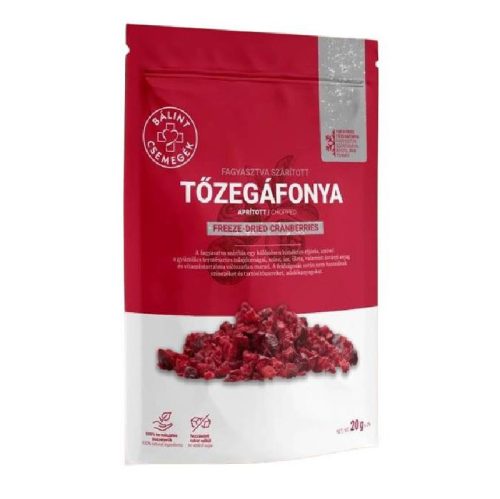 Bálint csemegék fagyasztva szárított tőzegáfonya szeletelt 20 g