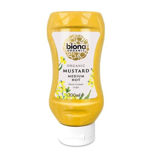 Biona bio mustár közepesen erős 300 ml